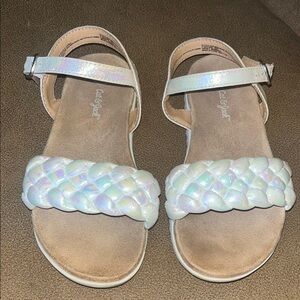 Cat & Jack Kids Sandals with Iridescent Braided Strap